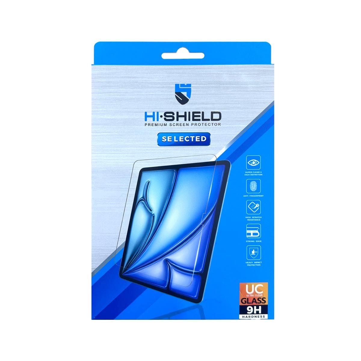HISHIELD ฟิล์มกระจกแบบใสปกป้องเต็มหน้าจอ ความหนากระจก 0.33mm สำหรับรุ่น iPad Mini78.3(2024)