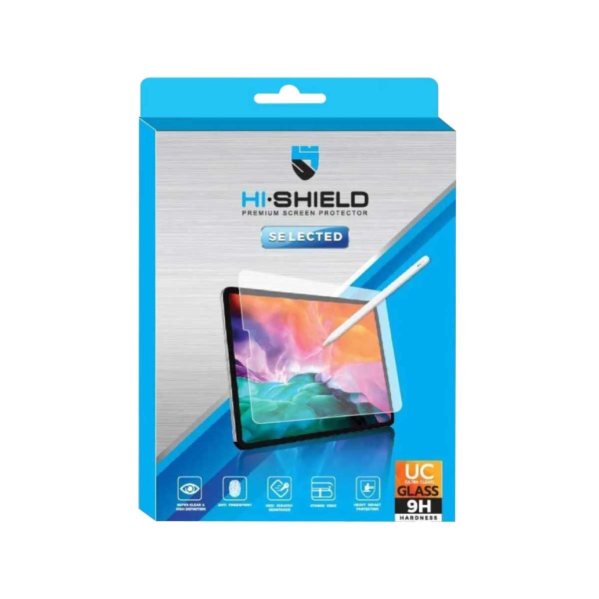HI-SHIELD ฟิล์มกันรอยสำหรับแท็บเล็ต กระจกแบบใส 10.9 " รุ่น 10,11