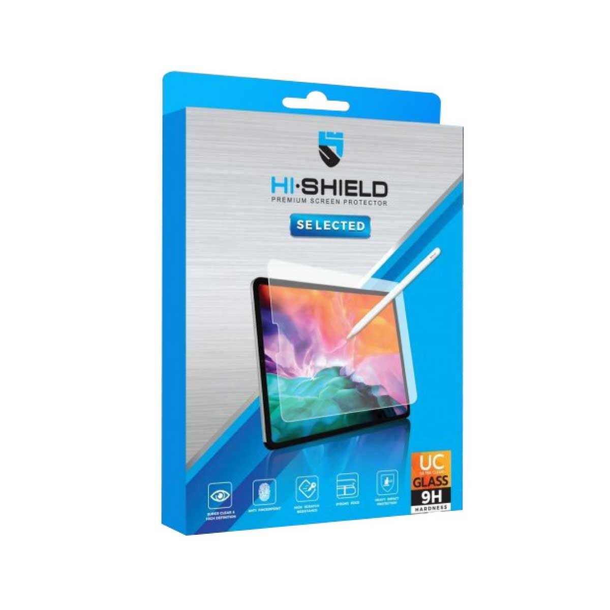 HI-SHIELD ฟิล์มกันรอยสำหรับแท็บเล็ต กระจกแบบใส 10.9 " รุ่น 10,11