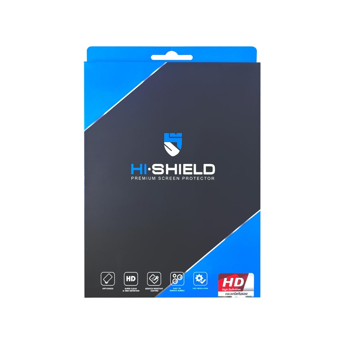 HISHIELD  ฟิล์มกระจกแบบใส ปกป้องเต็มหน้าจอ ความหนากระจก 0.33mm สำหรับรุ่นSamsung Galaxy Tab S10Plus หน้าจอ 12.4"