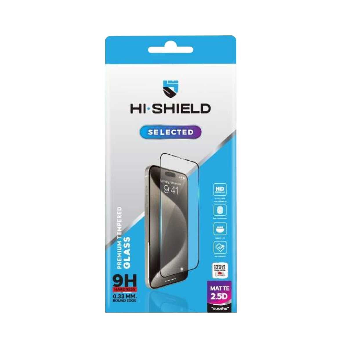 Hi-Shield ฟิล์มกระจกกันรอยแบบด้าน 2.5D Matte Glass/Samsung S26 Plus(6.7)