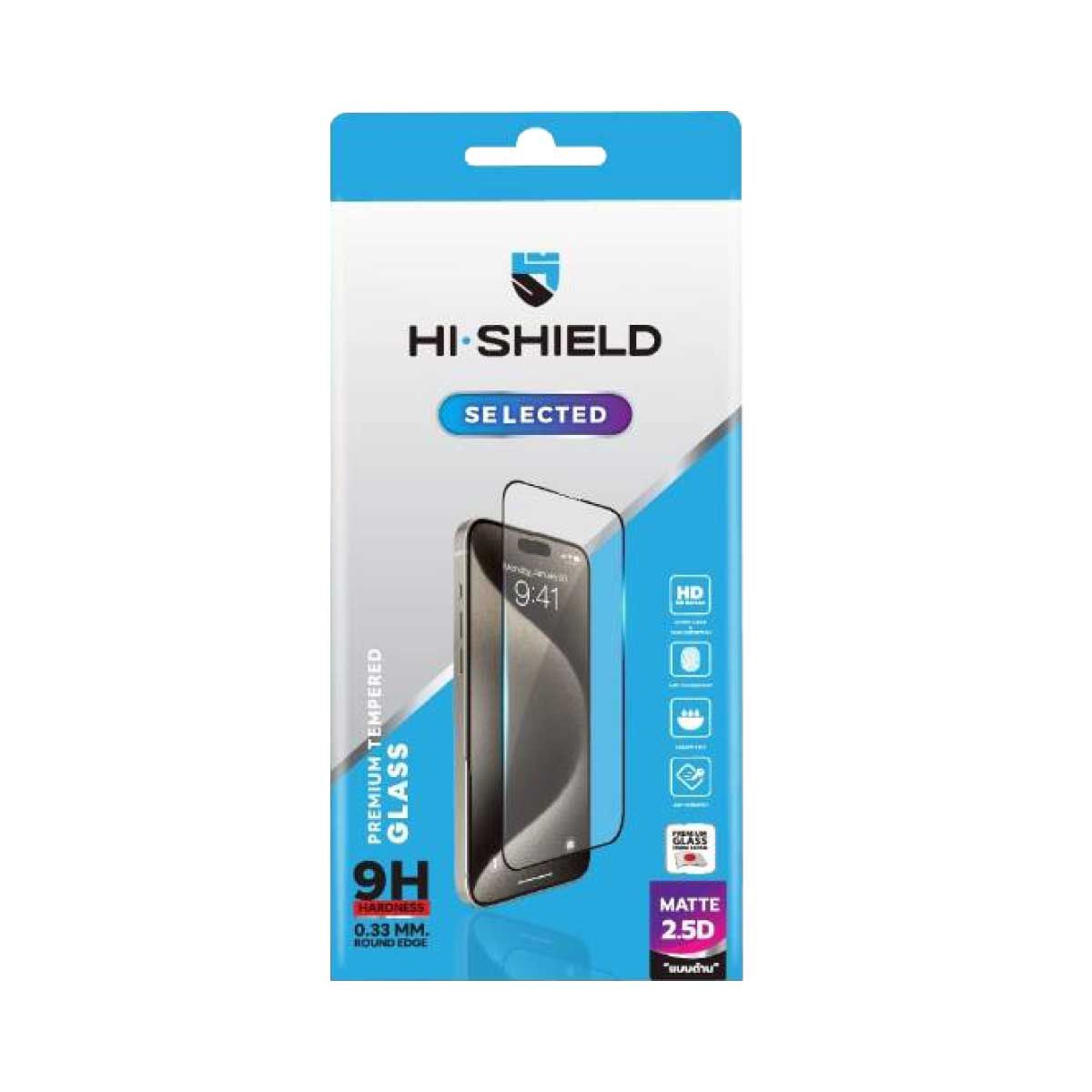 Hi-Shield ฟิล์มกระจกกันรอยแบบด้าน 2.5D Matte Glass/Samsung S26 Ultra(6.9)