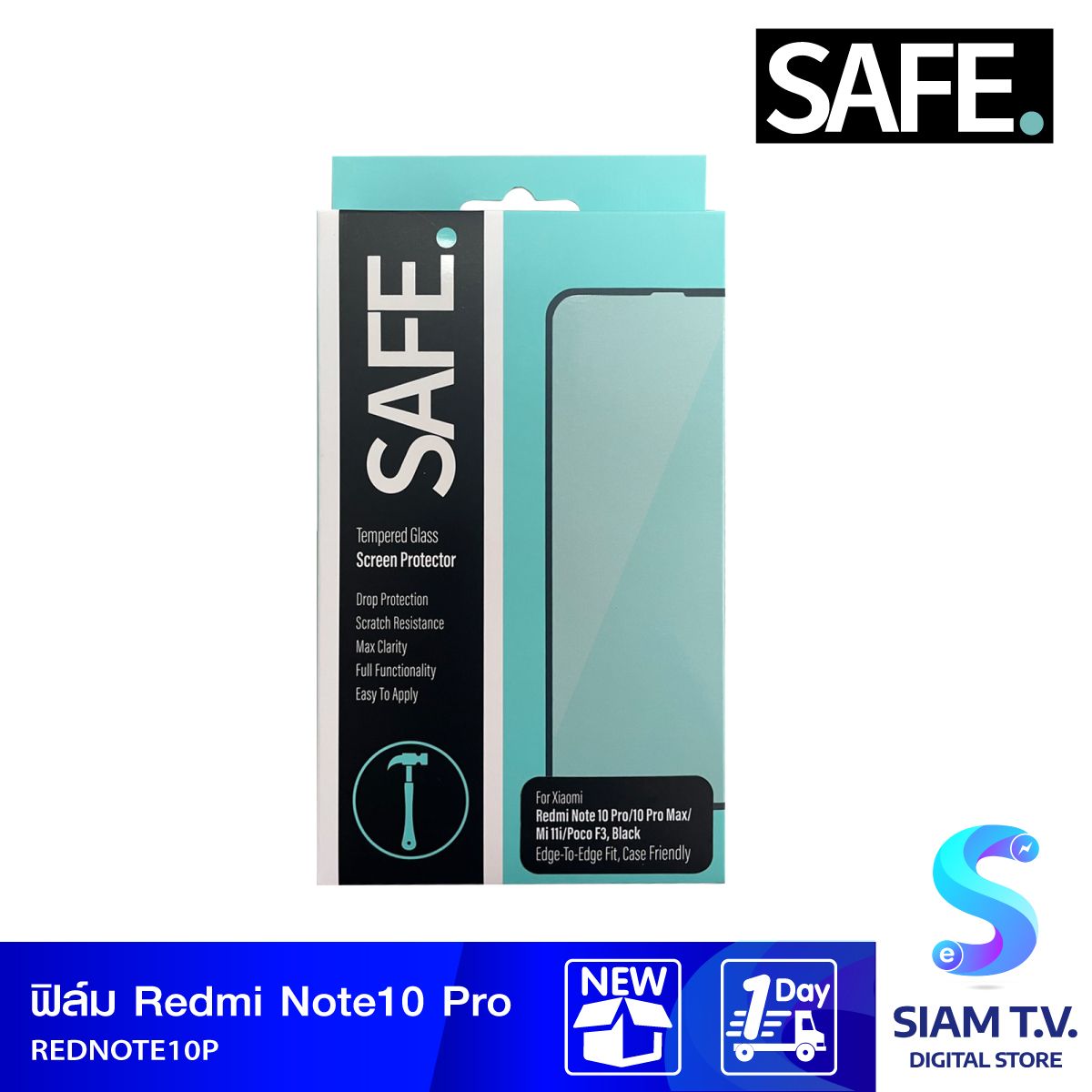 SAFE ฟิล์มกระจก สำหรับ Redmi Note 10Pro
