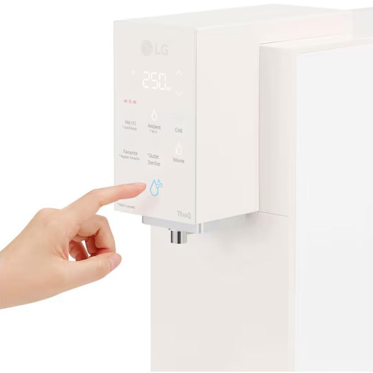 LG เครื่องกรองน้ำดื่ม UV สีเบจ WD518AN.ABGPLMT