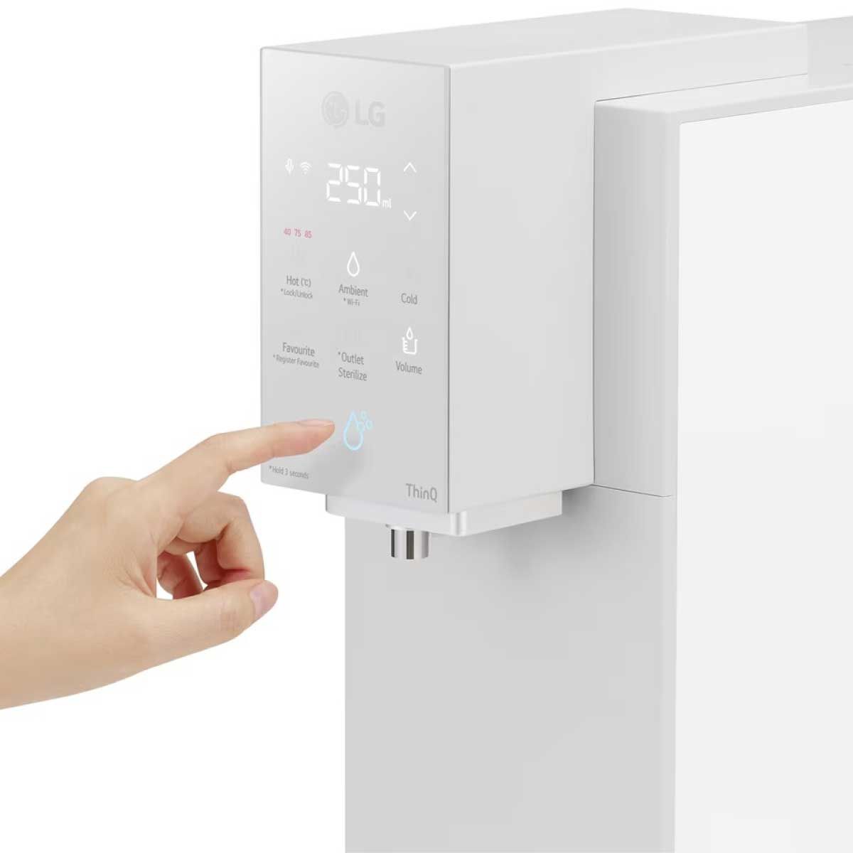 LG เครื่องกรองน้ำดื่ม UV สีเทา รุ่นWD518AN.ACGPLMT