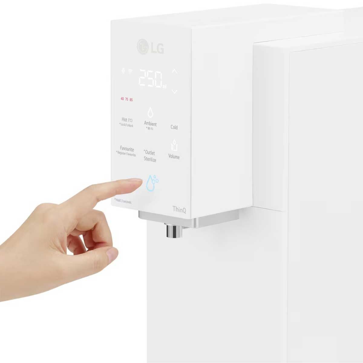 LG เครื่องกรองน้ำดื่ม สีขาว รุ่นWD518AN.AWHPLMT