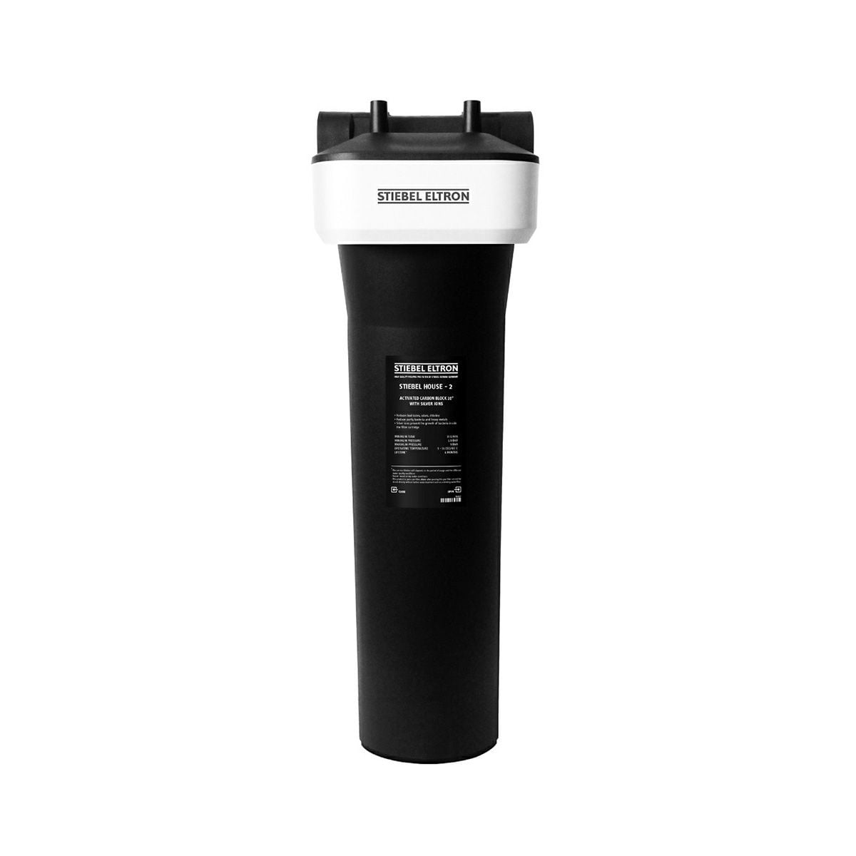 STIEBEL ELTRON เครื่องกรองน้ำใช้  20 นิ้ว ต่อจากแท้งค์น้ำ ปั๊มน้ำ รุ่น HOUSE ACB-2 สีดำ