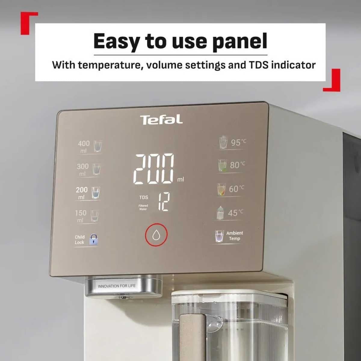 TEFAL เครื่องกรองน้ำRO 5in1 รุ่นBR453AY0