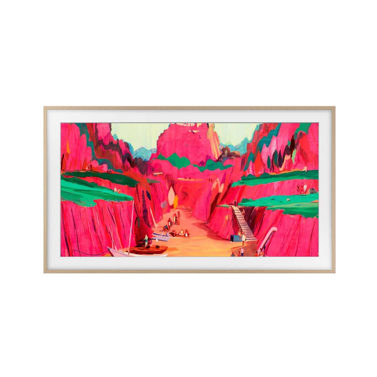 SAMSUNG กรอบ TV The Frame รุ่น VG-SCFF75TK ใช้กับTV รุ่น QA75LS03 สี Basic Teak