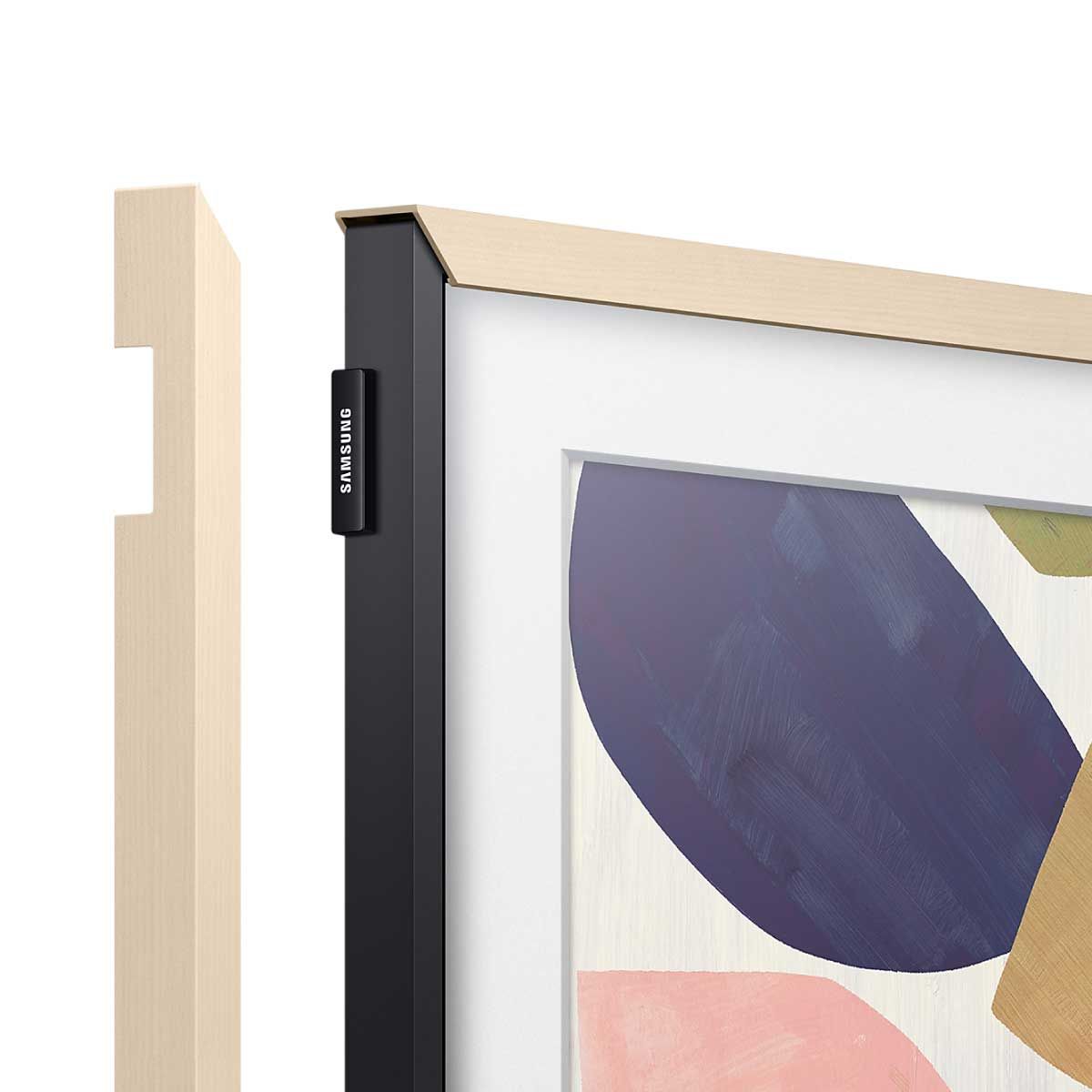 SAMSUNG กรอบรูปทีวี The Frame รุ่น VG-SCFT32BE สีเบจ Beige Wood ขนาด 32 นิ้ว