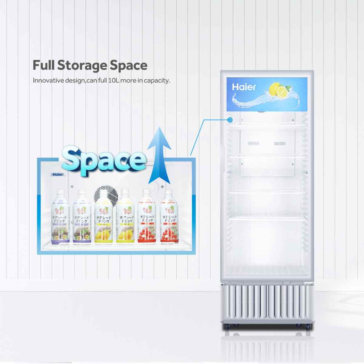 HAIER  ตู้แช่ 1ประตู 11.3Q สีขาว รุ่นSC-340M