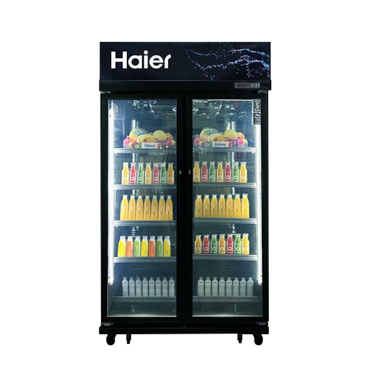 HAIER ตู้แช่ 2ประตู 26.7Q สีดำ รุ่นSC-768BPCS3