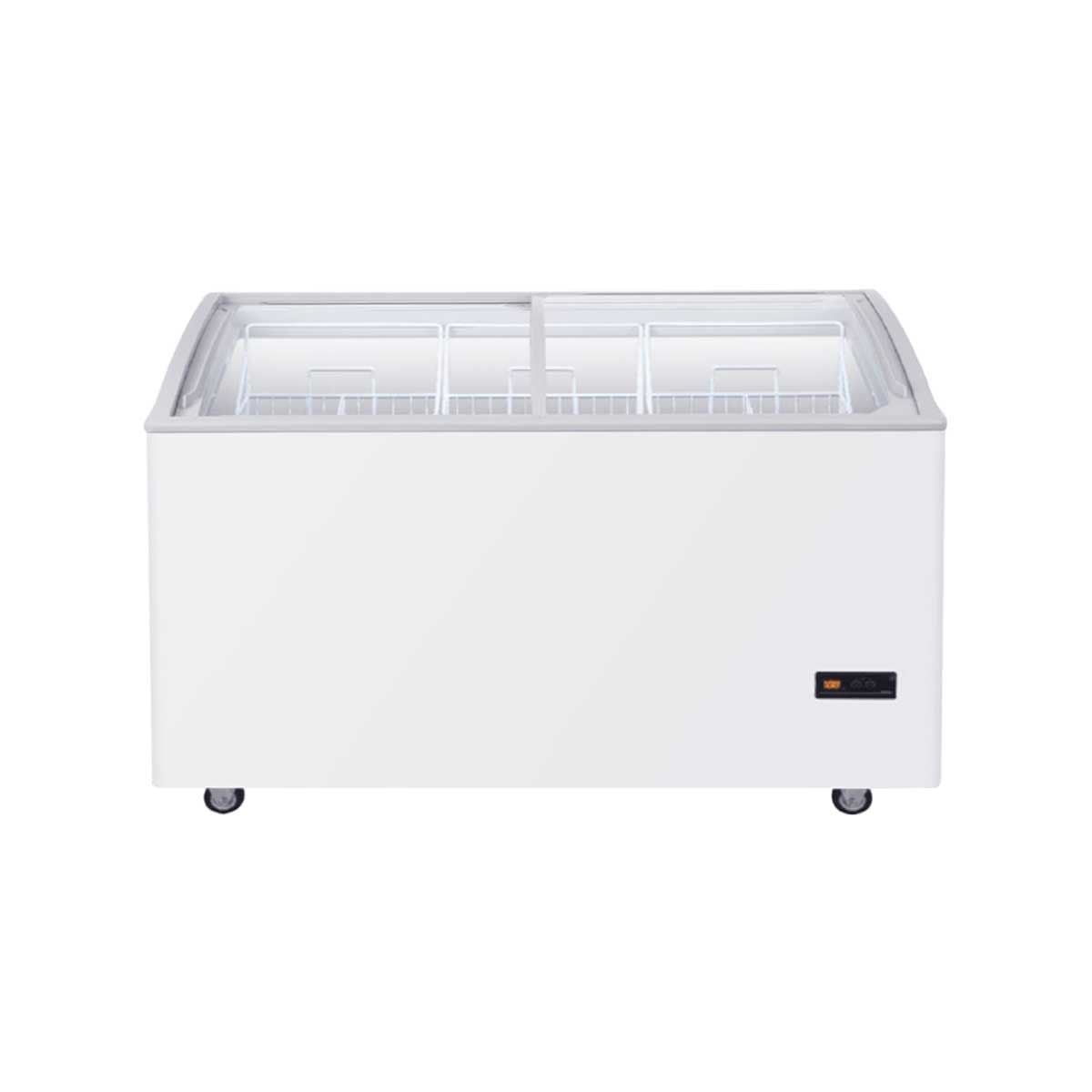 HAIER ตู้แช่แข็งฝากระจกโค้ง รุ่น SD-517DP ขนาด 12.9 คิว
