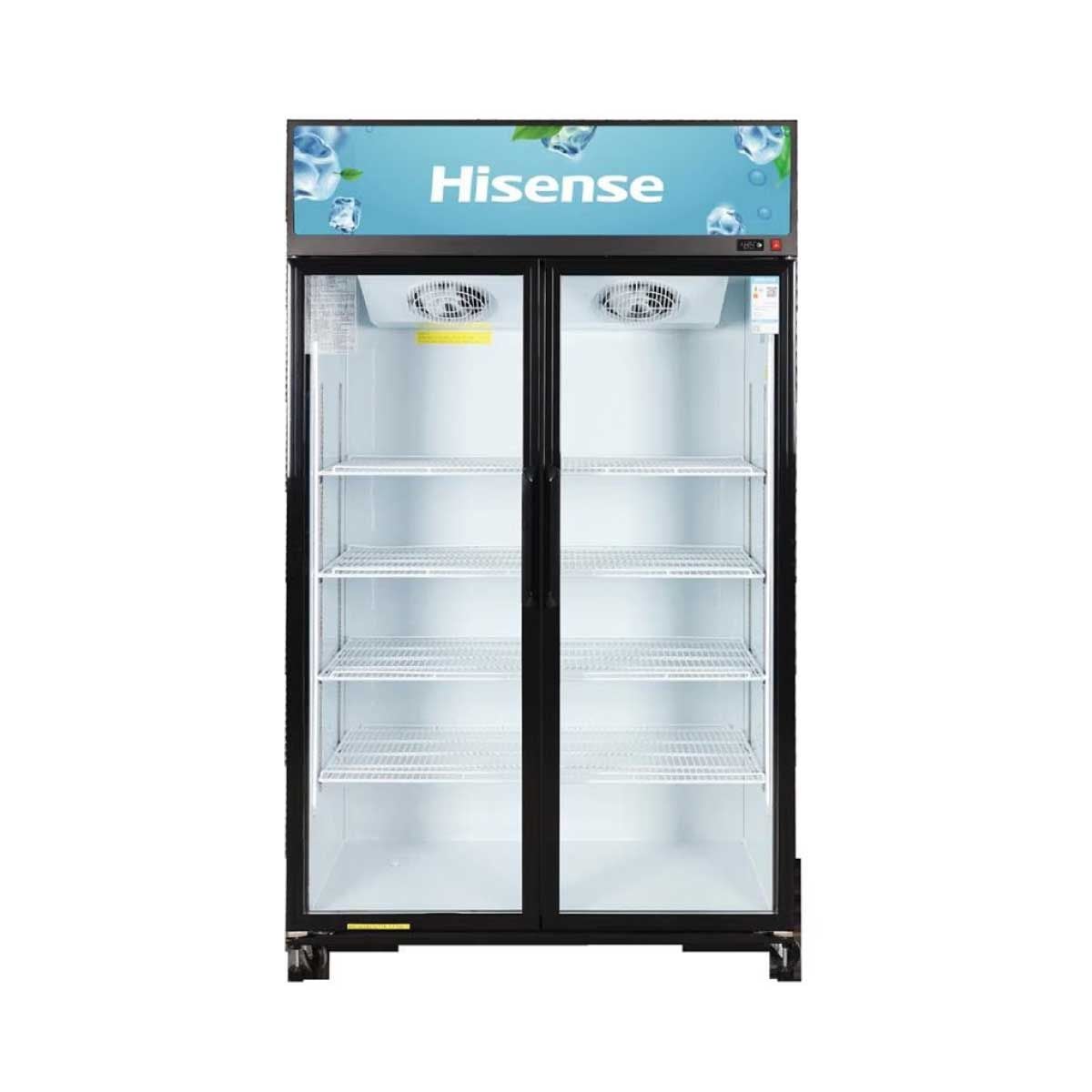 HISENSE ตู้แช่เครื่องดื่ม 2ประตู 31.4Q สีดำ FL-121WC