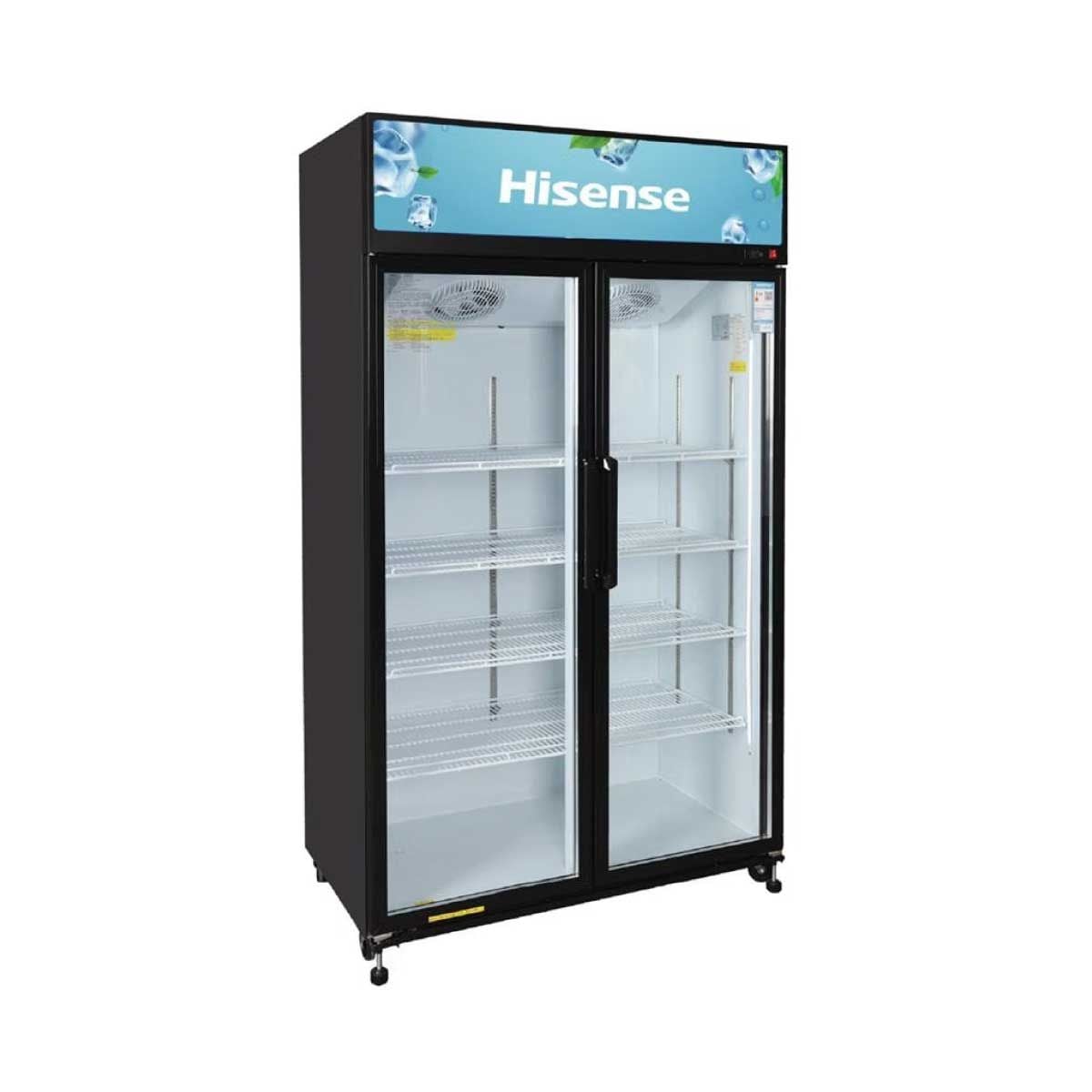 HISENSE ตู้แช่เครื่องดื่ม 2ประตู 31.4Q สีดำ FL-121WC