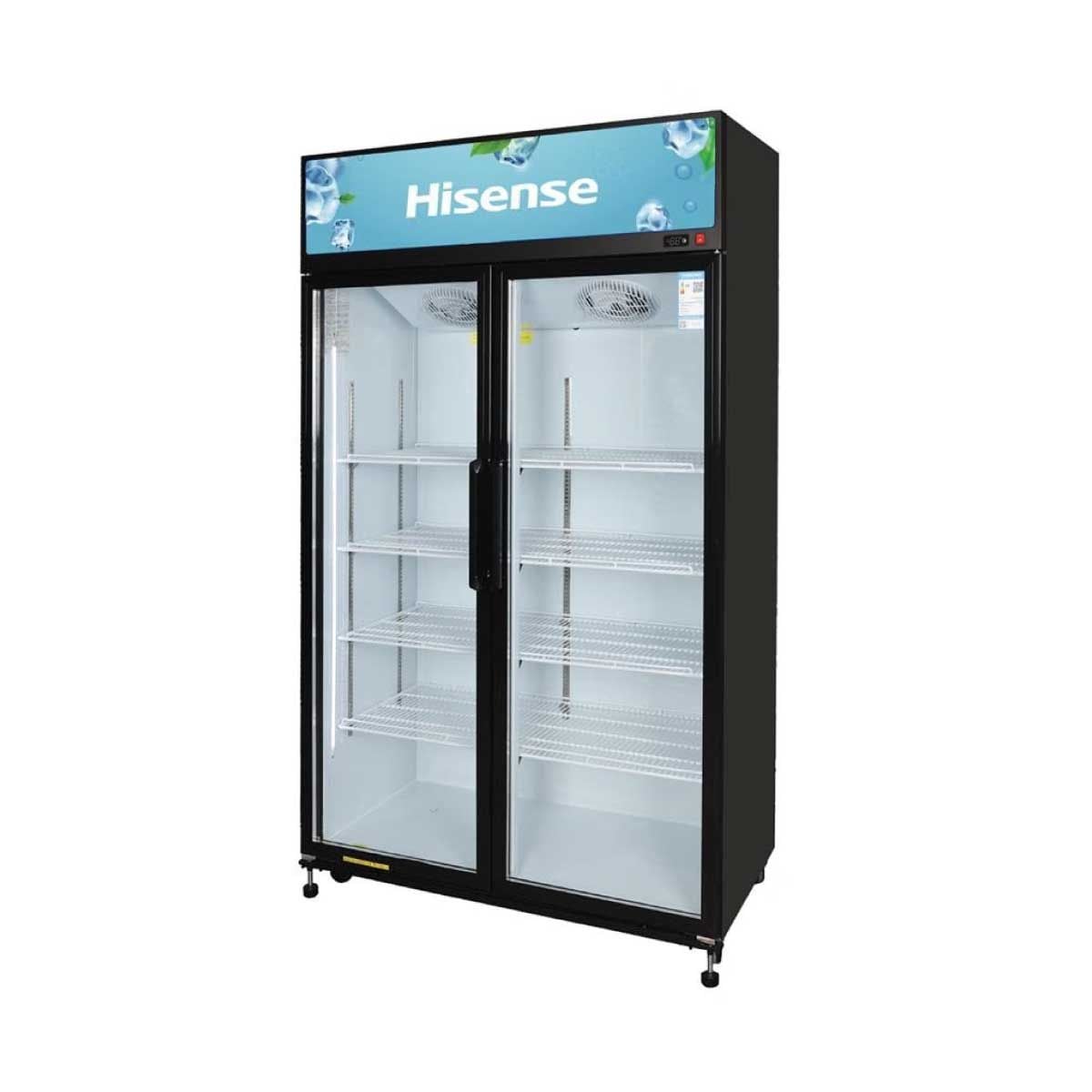 HISENSE ตู้แช่เครื่องดื่ม 2ประตู 31.4Q สีดำ FL-121WC