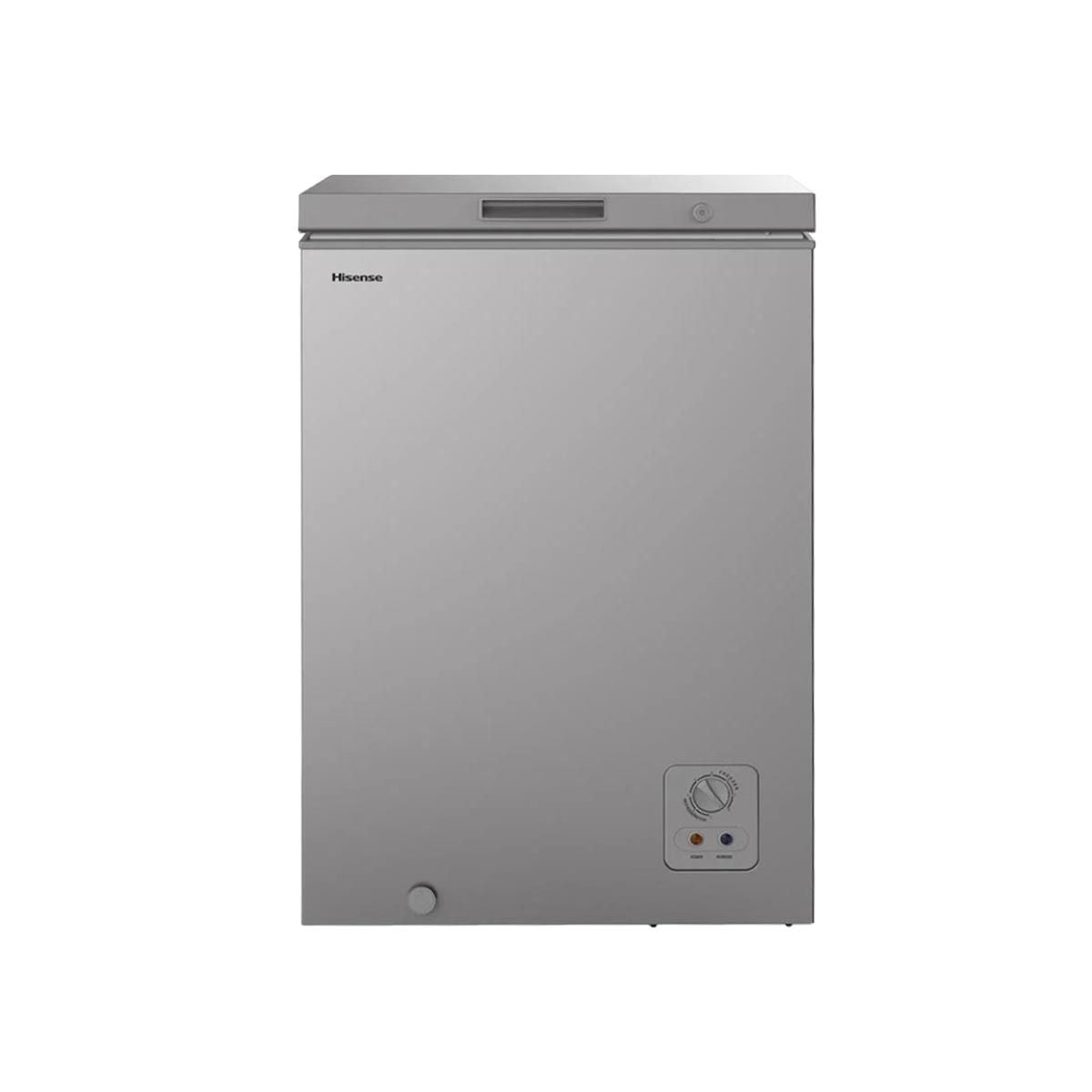 Hisense ตู้แช่แข็งฝาทึบ (2ระบบ) ขนาด 3.7 คิว สีเทา รุ่น LF129N4TW1