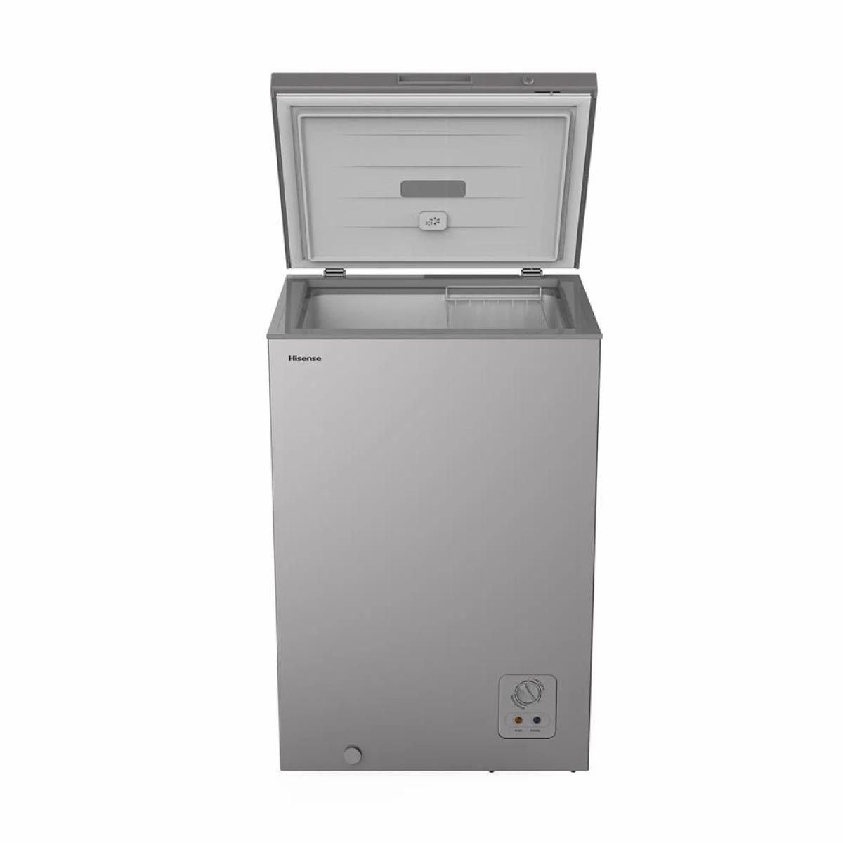 Hisense ตู้แช่แข็งฝาทึบ (2ระบบ) ขนาด 3.7 คิว สีเทา รุ่น LF129N4TW1