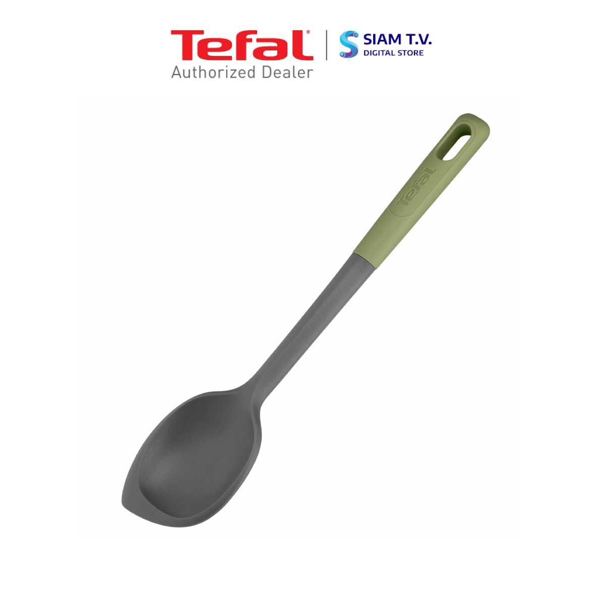 TEFAL ช้อนตักอาหารEssential 2in1สีเทา รุ่น K2791024