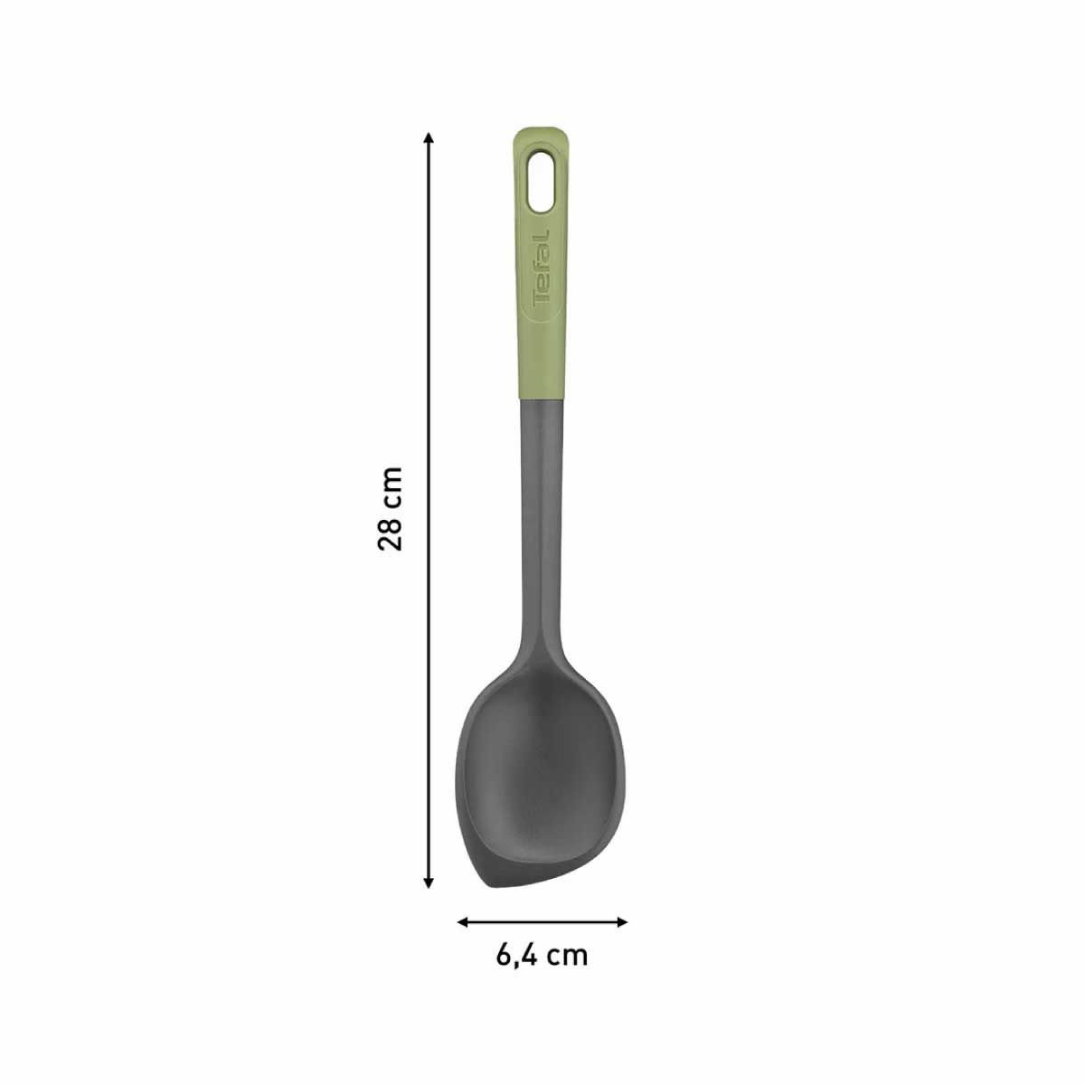 TEFAL ช้อนตักอาหารEssential 2in1สีเทา รุ่น K2791024