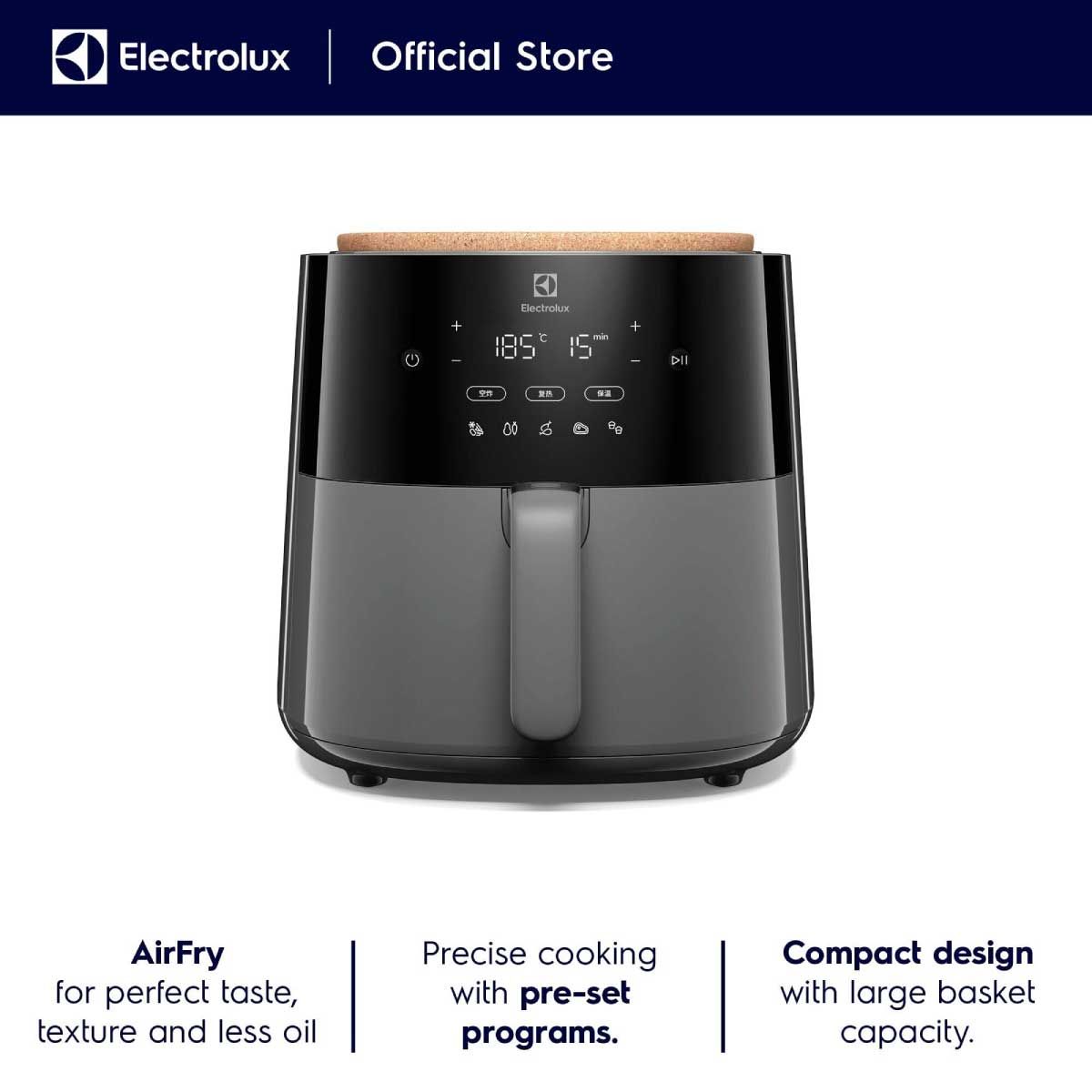 ELECTROLUX  หม้อทอดไร้น้ำมัน 5L,1500W รุ่น E5AF1-600P