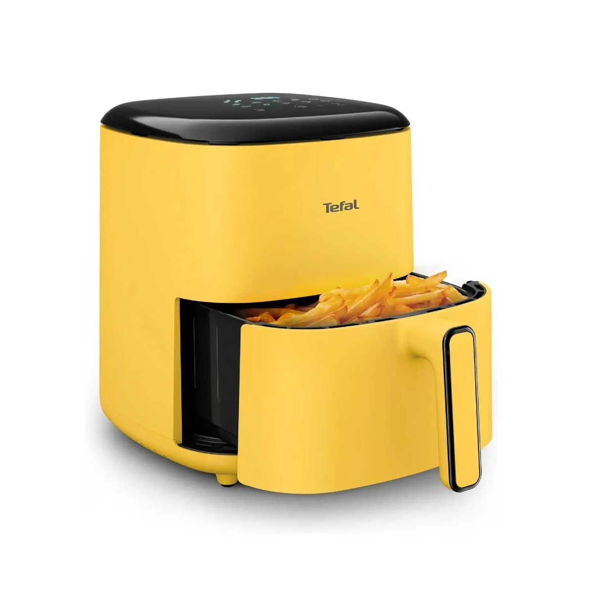 TEFAL หม้อทอดไร้น้ำมันดิจิทัล 5ลิตร สีเหลือง รุ่นEY2452T0