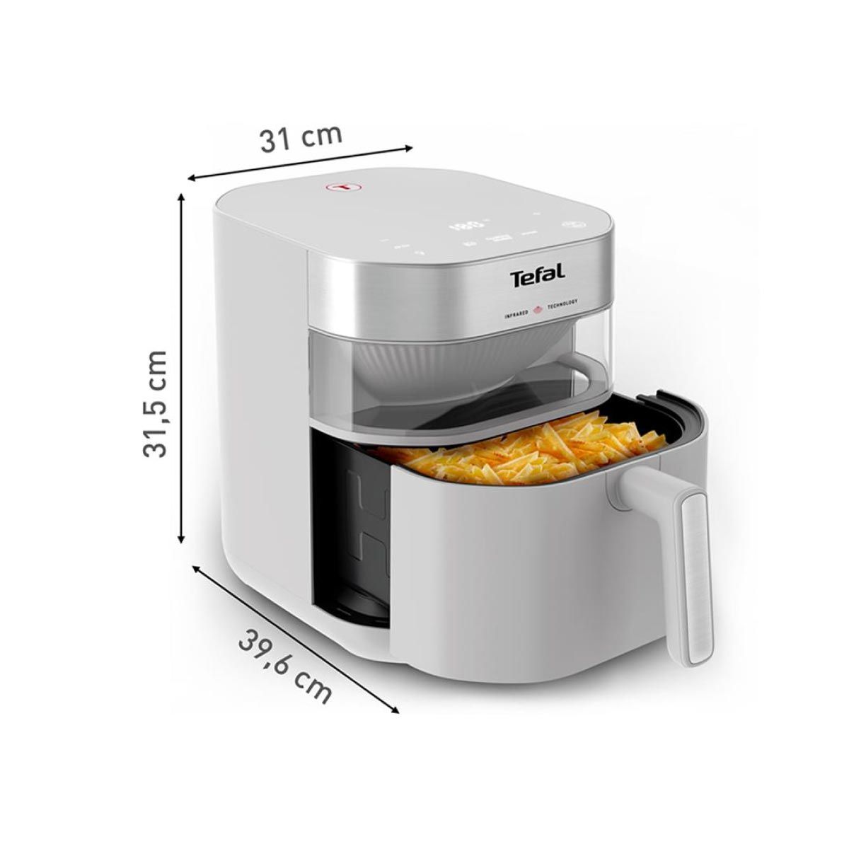 TEFAL หม้อทอดไร้น้ำมัน 7 ลิตร อินฟาเรต รุ่น EY831GE0