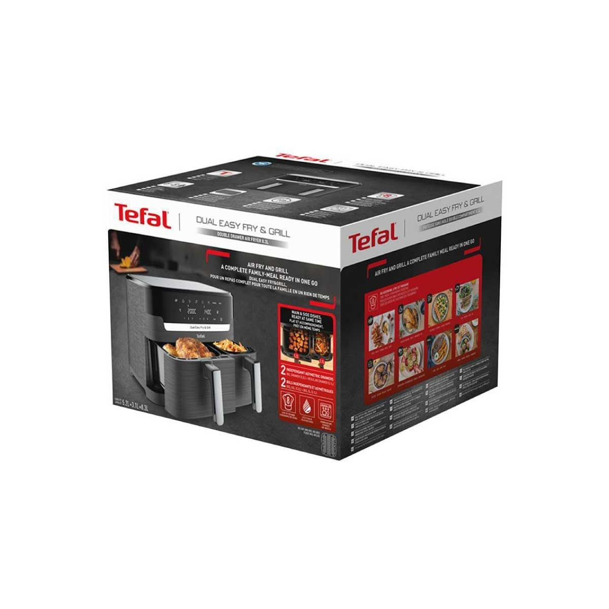 TEFAL หม้อทอดไร้น้ำมัน 8.3 ลิตร รุ่น EY905B40