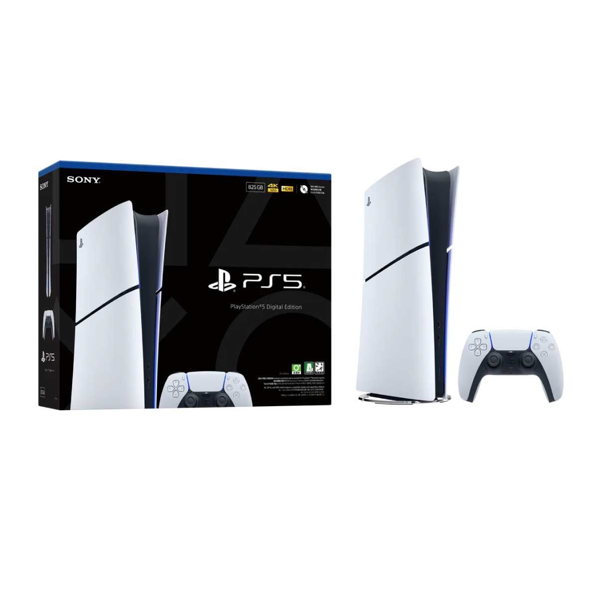 SONY  PlayStation 5 Digital Edition 825GB  รุ่น CFI-2118B01 เครื่องเล่นเกมส์ PS5 ผิวสัมผัสแบบด้าน Matt