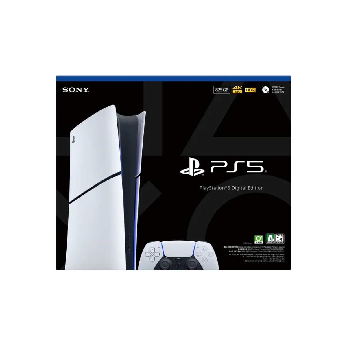 SONY  PlayStation 5 Digital Edition 825GB  รุ่น CFI-2118B01 เครื่องเล่นเกมส์ PS5 ผิวสัมผัสแบบด้าน Matt