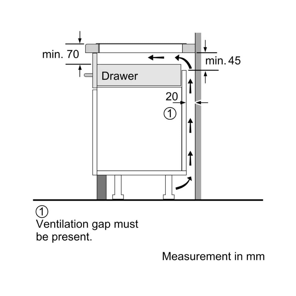BOSCH เตาฝังอินดักชั่น Series 8 Built-in 80cm 7400W รุ่นPXY801DW4E