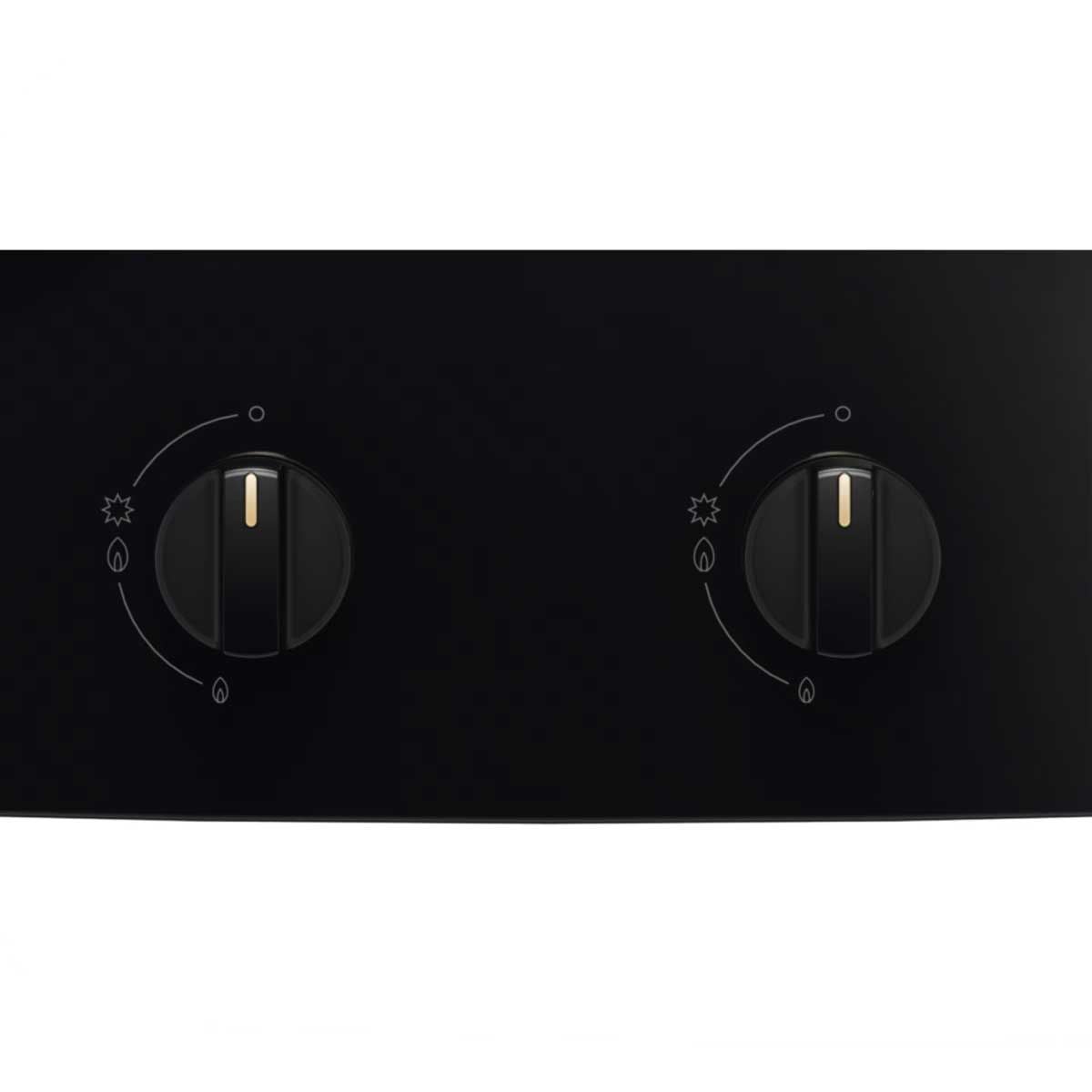ELECTROLUX เตาแก๊สตั้งโต๊ะ2หัวเตา กระจกดำ รุ่นETG7287GKR