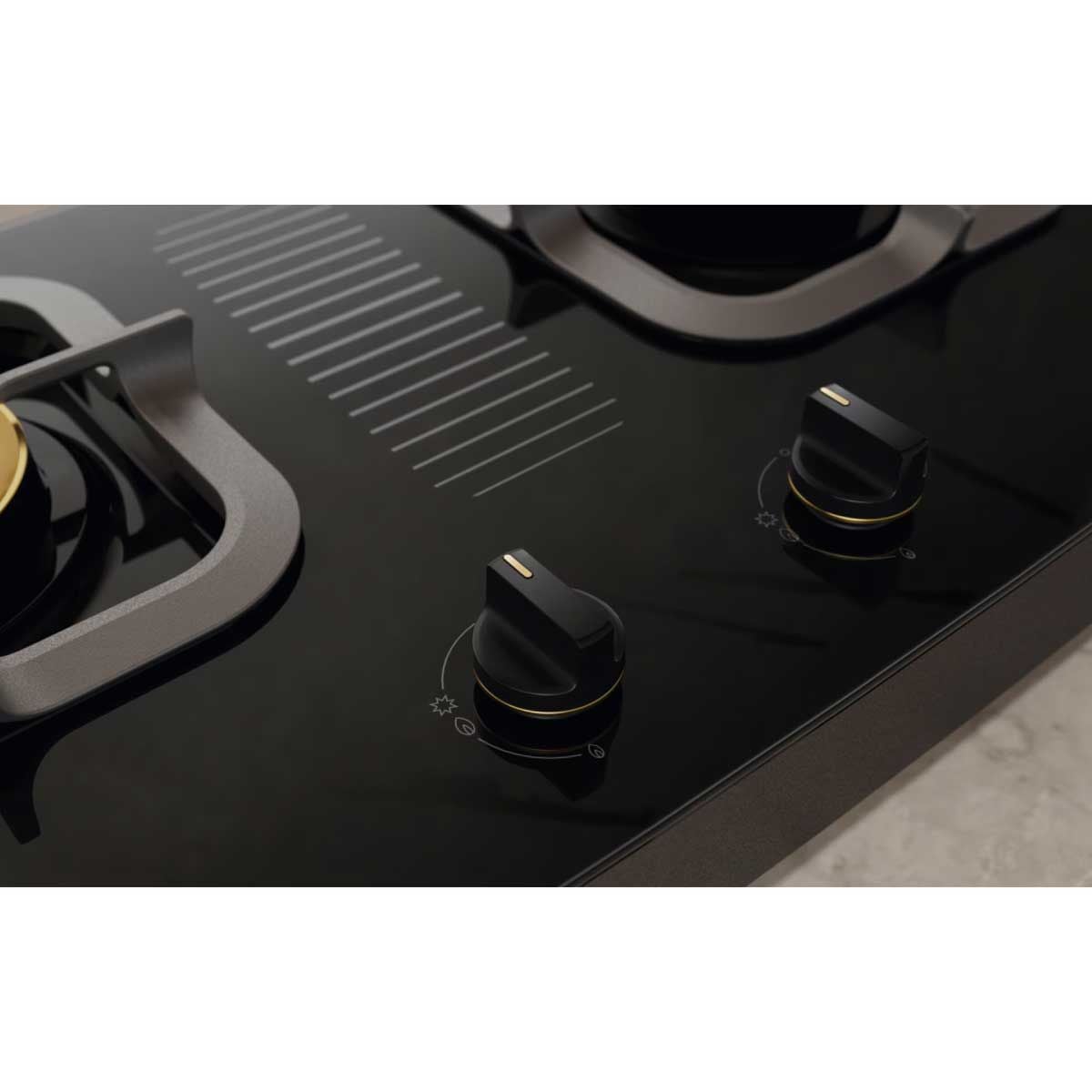 ELECTROLUX เตาแก๊สตั้งโต๊ะ2หัวเตา กระจกดำ รุ่นETG7287GKR