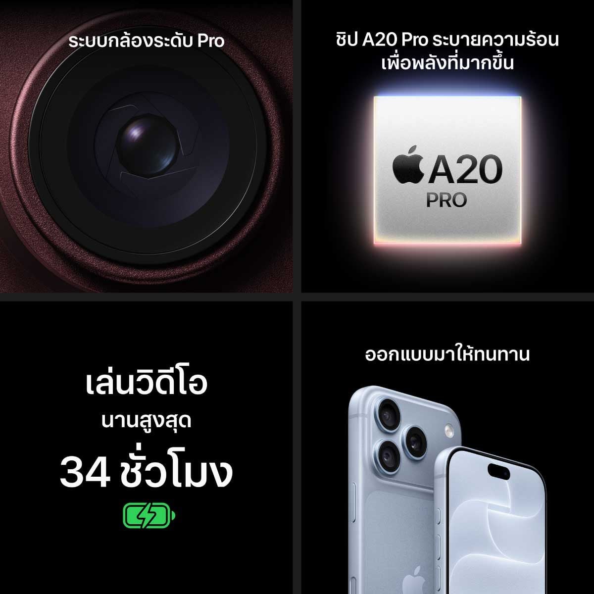 Apple iPhone 18 Pro 256GB สี Glacier