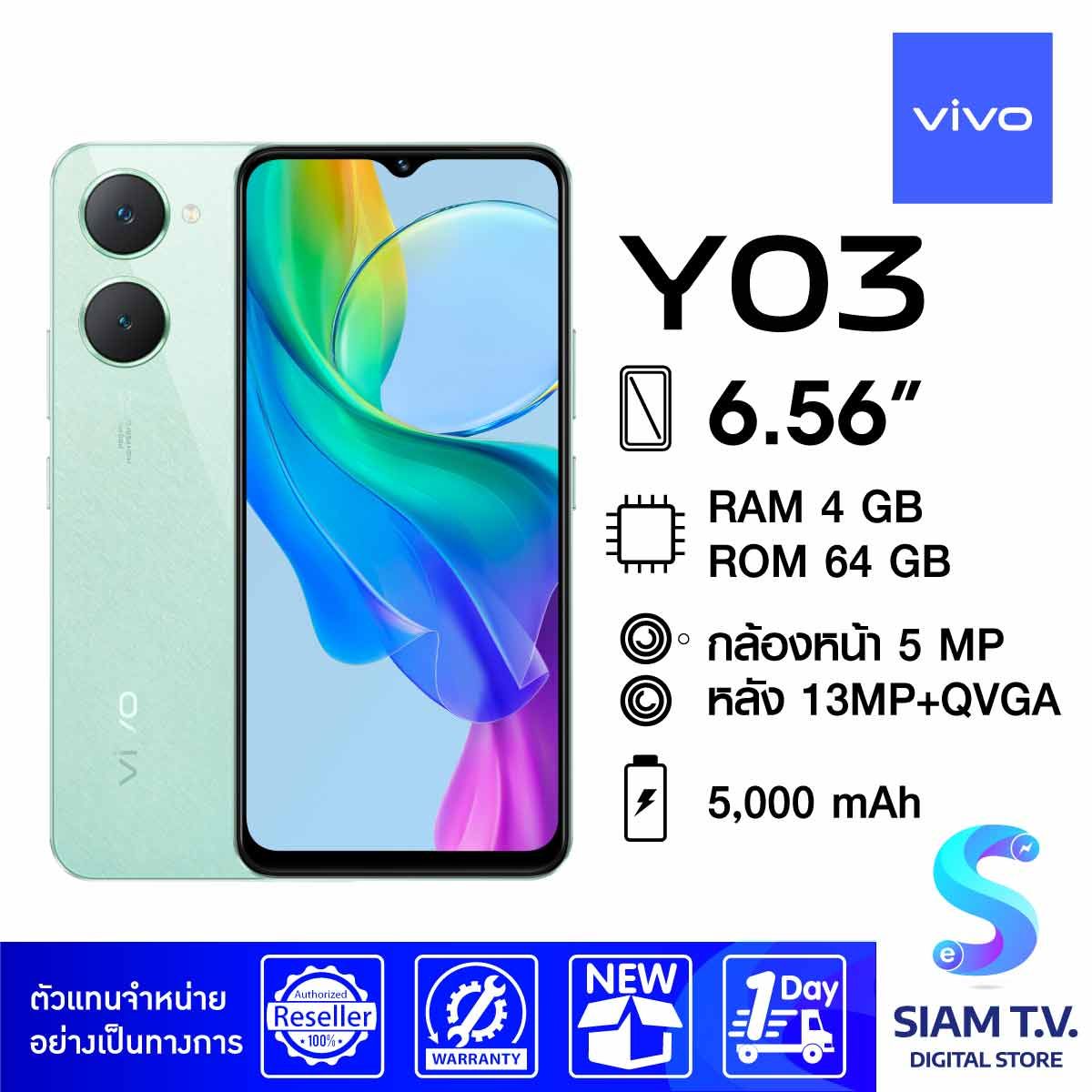 VIVO Y03 (RAM 4 GB / ROM 64 GB )