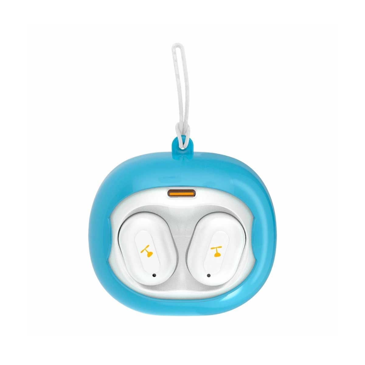 Asaki หูฟังบูลทูธ V 5.0 สีฟ้าขาว รุ่น A-DME8302