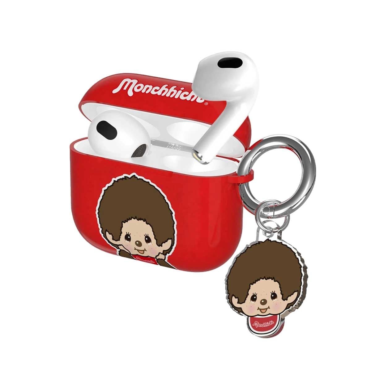 ASAKI หูฟังบูลทูธ Monchhichi รุ่น A-MCE001 - สีแดง