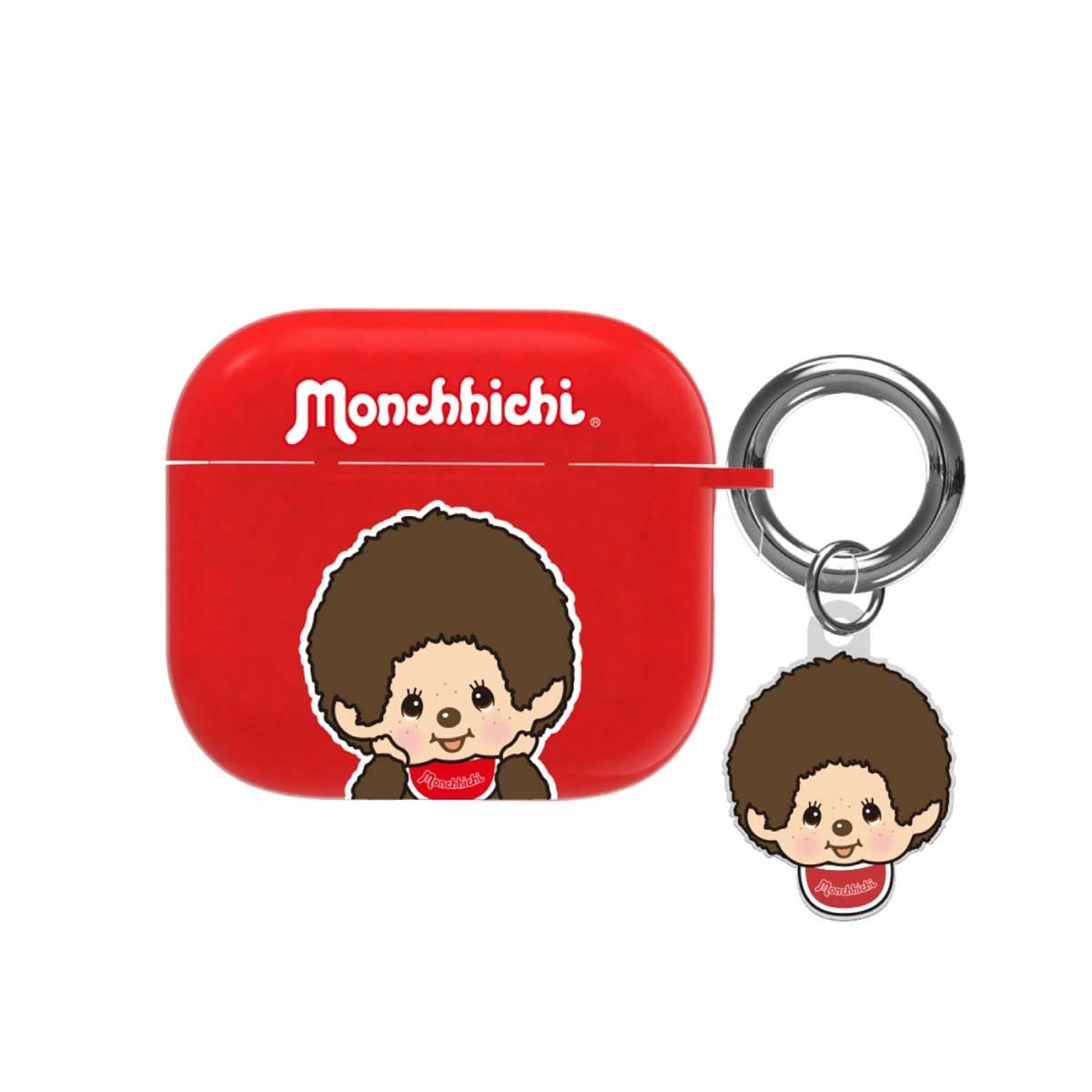 ASAKI หูฟังบูลทูธ Monchhichi รุ่น A-MCE001 - สีแดง