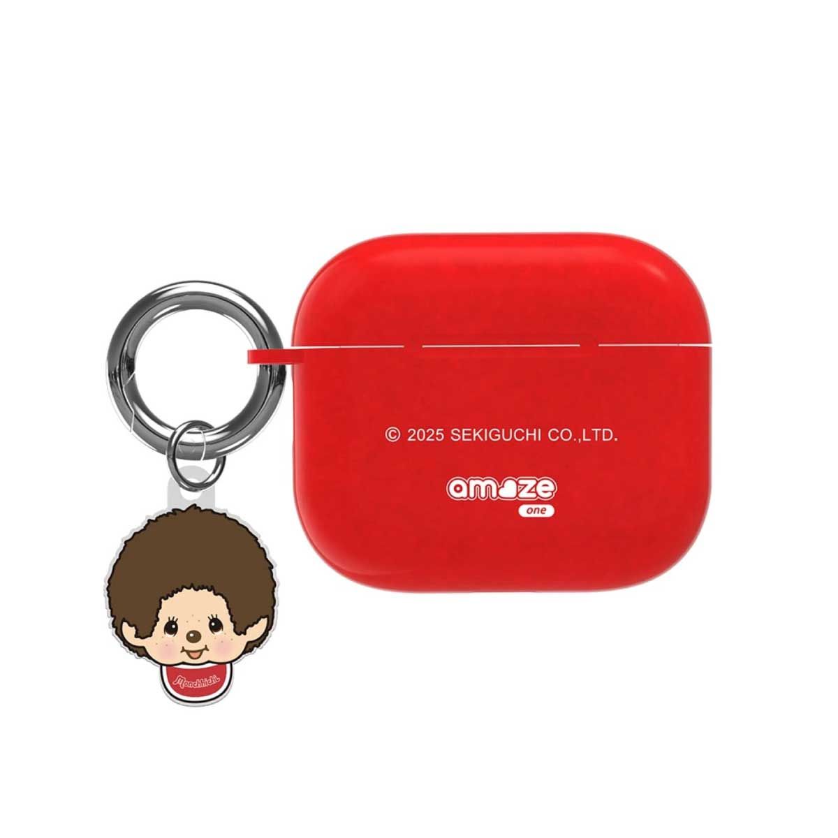 ASAKI หูฟังบูลทูธ Monchhichi รุ่น A-MCE001 - สีแดง