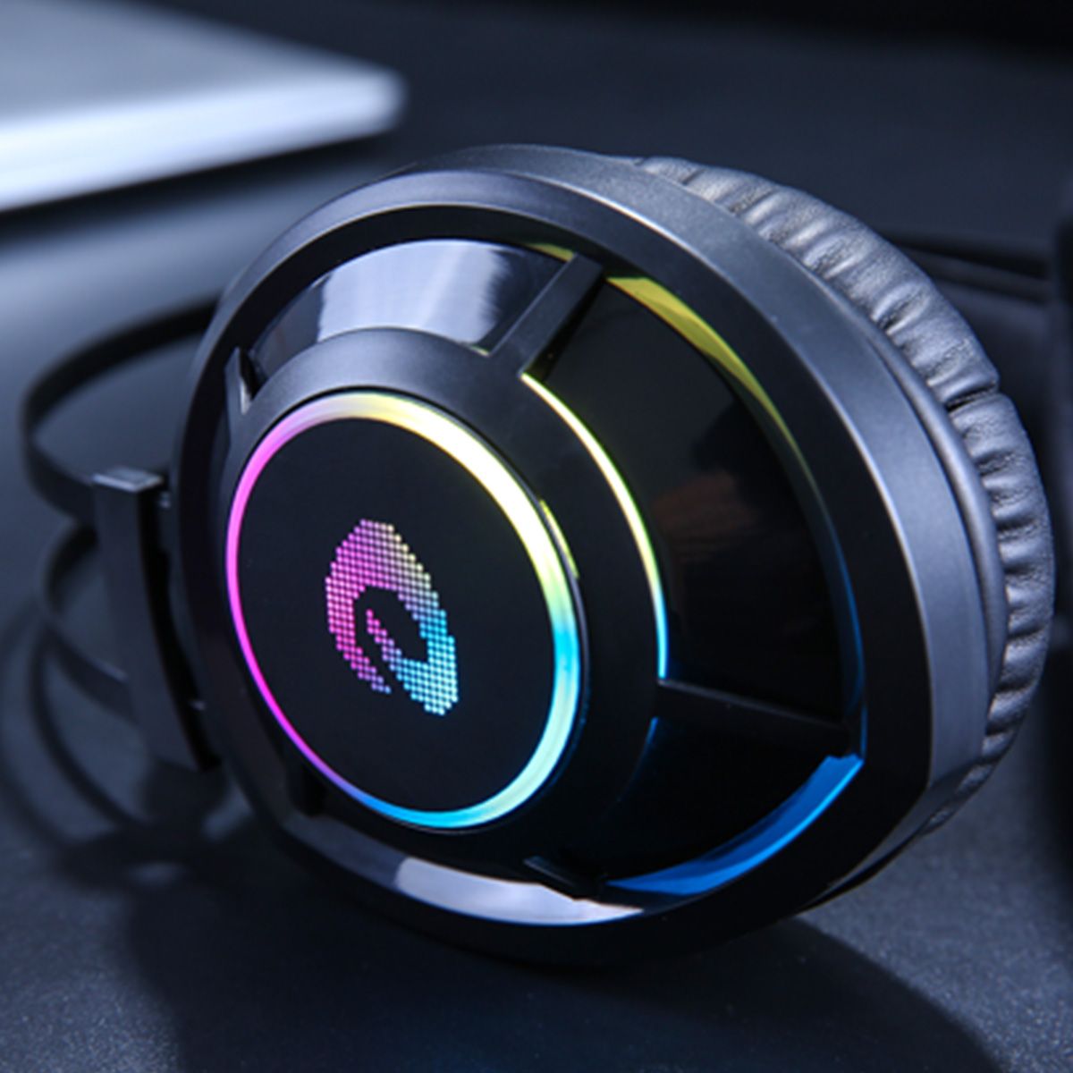 หูฟังเกมส์มิ่ง Dareu EH469 Gaming Headset RGB สีดำแบบมีสาย