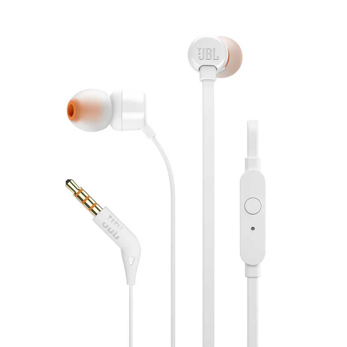 JBL T110 หูฟัง รุ่น T110/WH  WHITE สีขาว