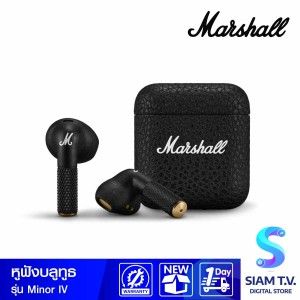 MARSHALL หูฟังไร้สาย BLUETOOTH รุ่น MINORIVBK BLACK
