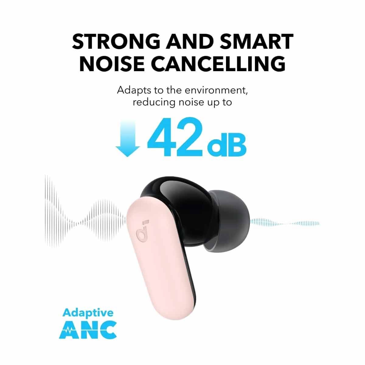 Anker  Soundcore R50i NC A3959H51 Pink