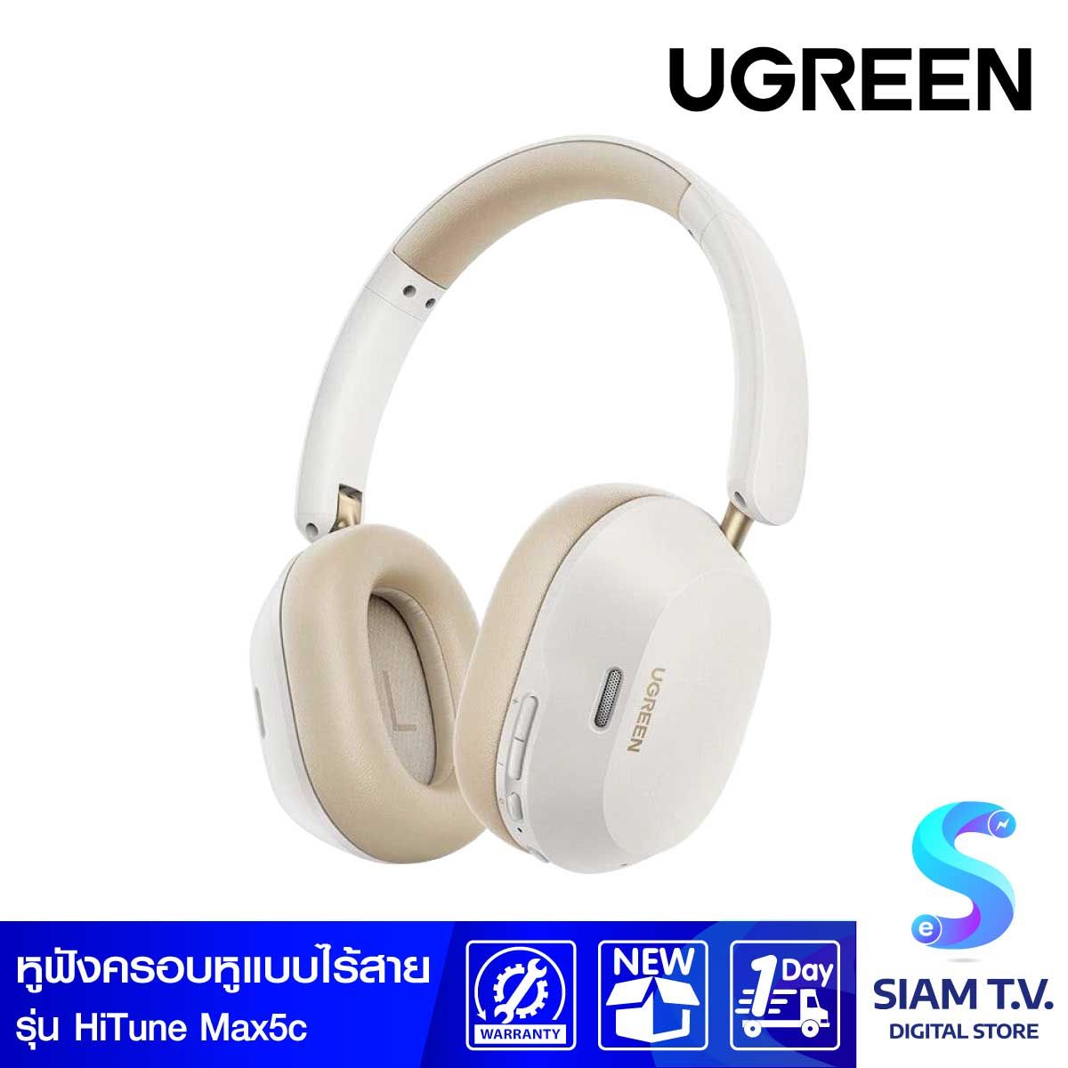 UGREEN  หูฟังไร้สายรุ่น HiTune Max5c Hybrid Active/White