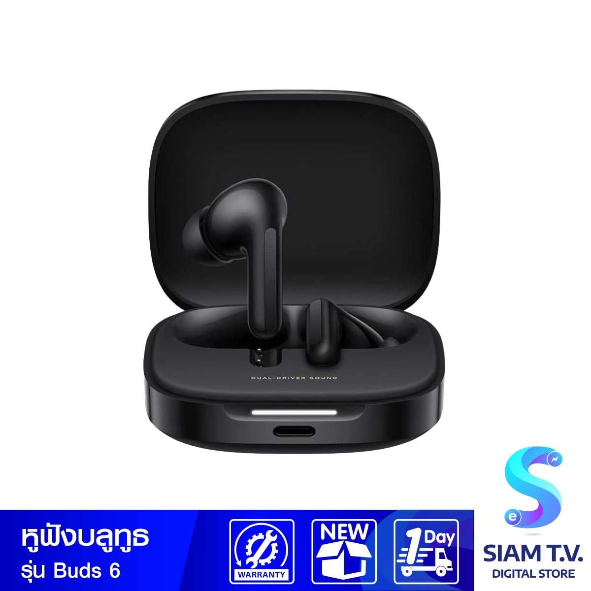 Xiaomi Redmi Buds 6 สี Night Black รองรับ Google Fast Pair