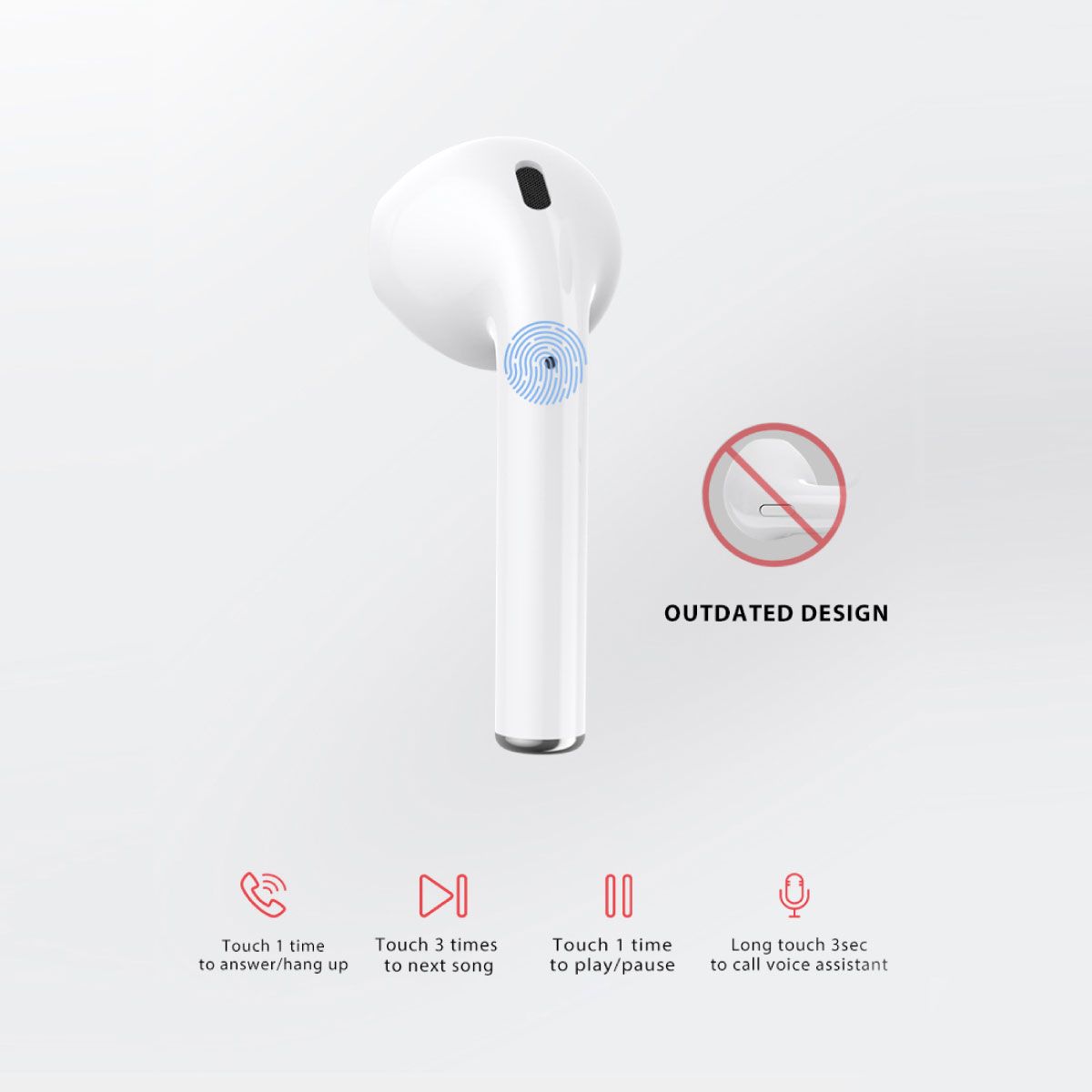 YOOBAO YB-502 TWS Bluetooth Earphone หูฟังบลูทูธไร้สาย