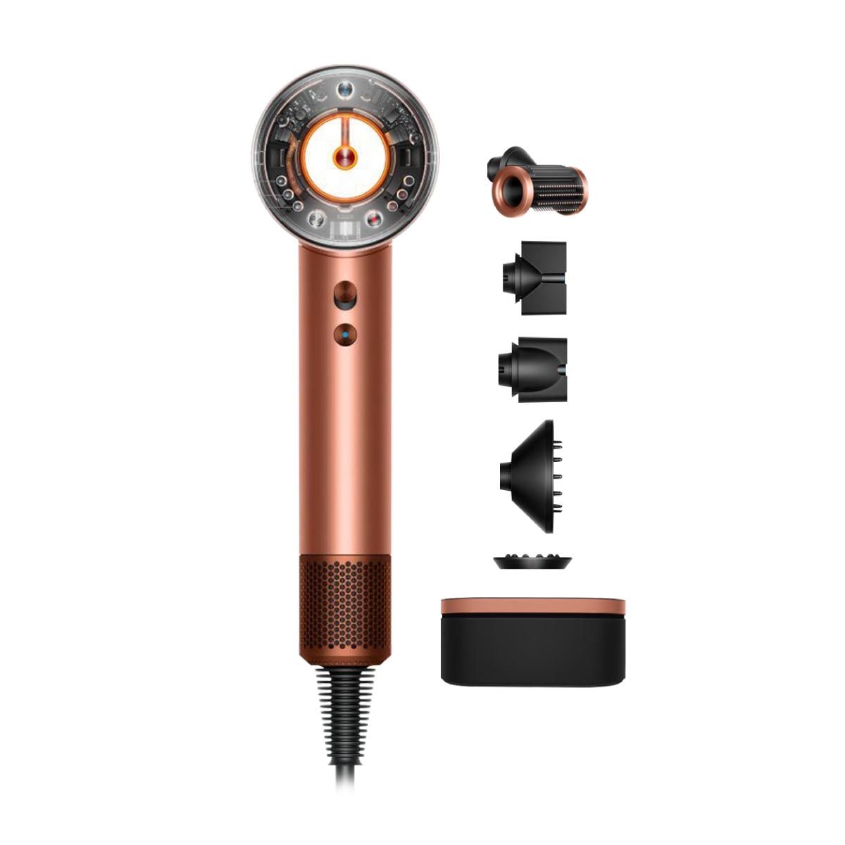 Dyson   เครื่องเป่าผม Supersonic Nura รุ่นHD16  สีแอมเบอร์ ซิลค์/ชมพูแชมเปญ