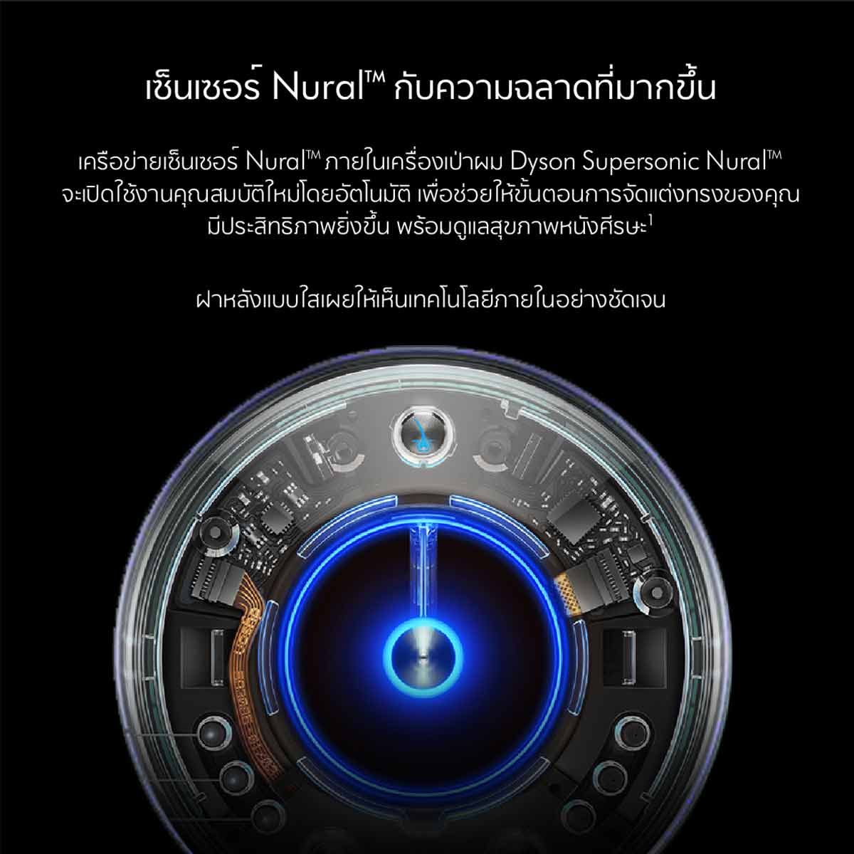 Dysonเครื่องเป่าผม Dyson Supersonic Nura  สีวิงก้าบูล/ส้มโทพาซ รุ่น HD16