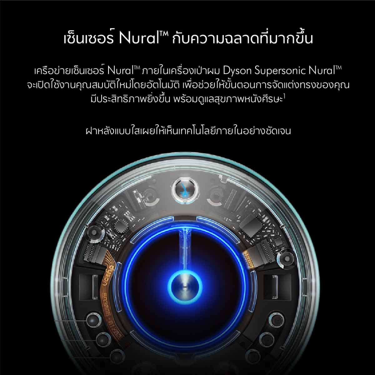 DYSON เครื่องเป่าผม Dyson Supersonic Nura สีเซรามิกพาติน่า/ส้มโทพาซ รุ่นHD16