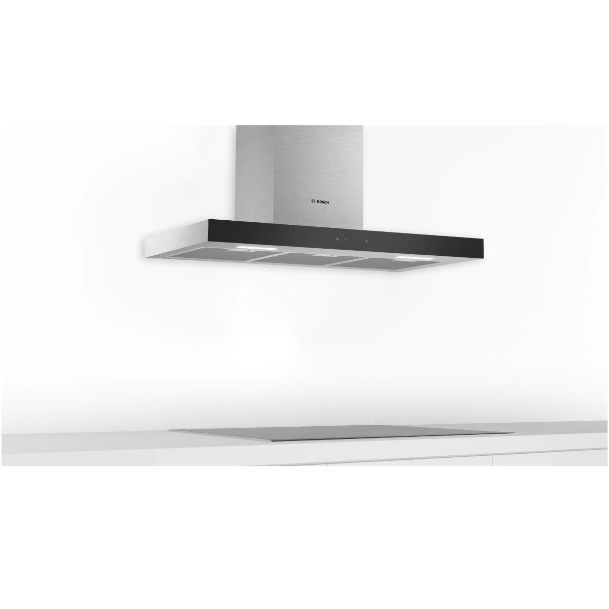 BOSCH ซีรี่ 4 เครื่องดูดควันติดผนัง 90 cm Stainless steelรุ่น DWBM98G50B